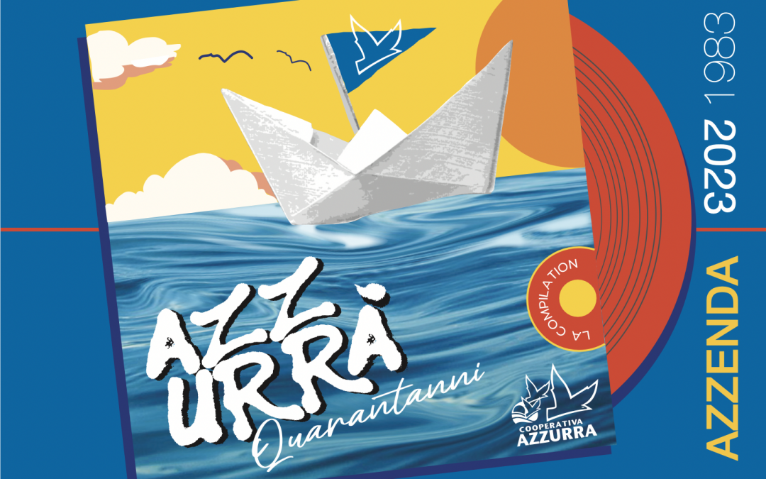 La copertina di Azzenda 2023, la nuova agenda della Cooperativa Azzurra di Darfo Boario Terme