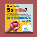 Dona il tuo 5 x mille ad Azzurra